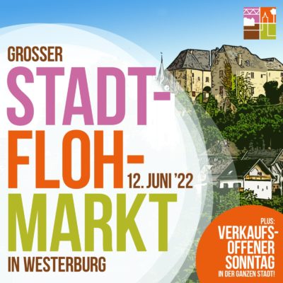 Plakat Stadtflohmarkt 2022